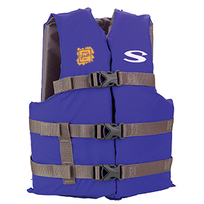 Youth Boating Vest with screen print on front