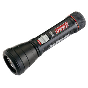 Black BatteryGuard 250M LED Flashlight with Engraving on the handle