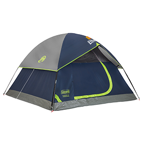 Coleman 4-Person Sundome Camping Tent with transfer