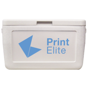48 Quart Coleman Performance Chest Cooler in white with 1 color screen imprint