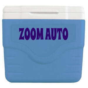 Extreme Blue 9 Qt Cooler with screen on front