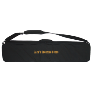 Black Deluxe Fishing Case with screen imprint on the side
