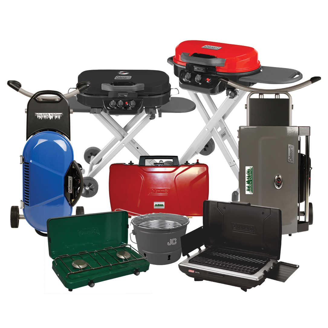 Coleman Grills & Stoves collage